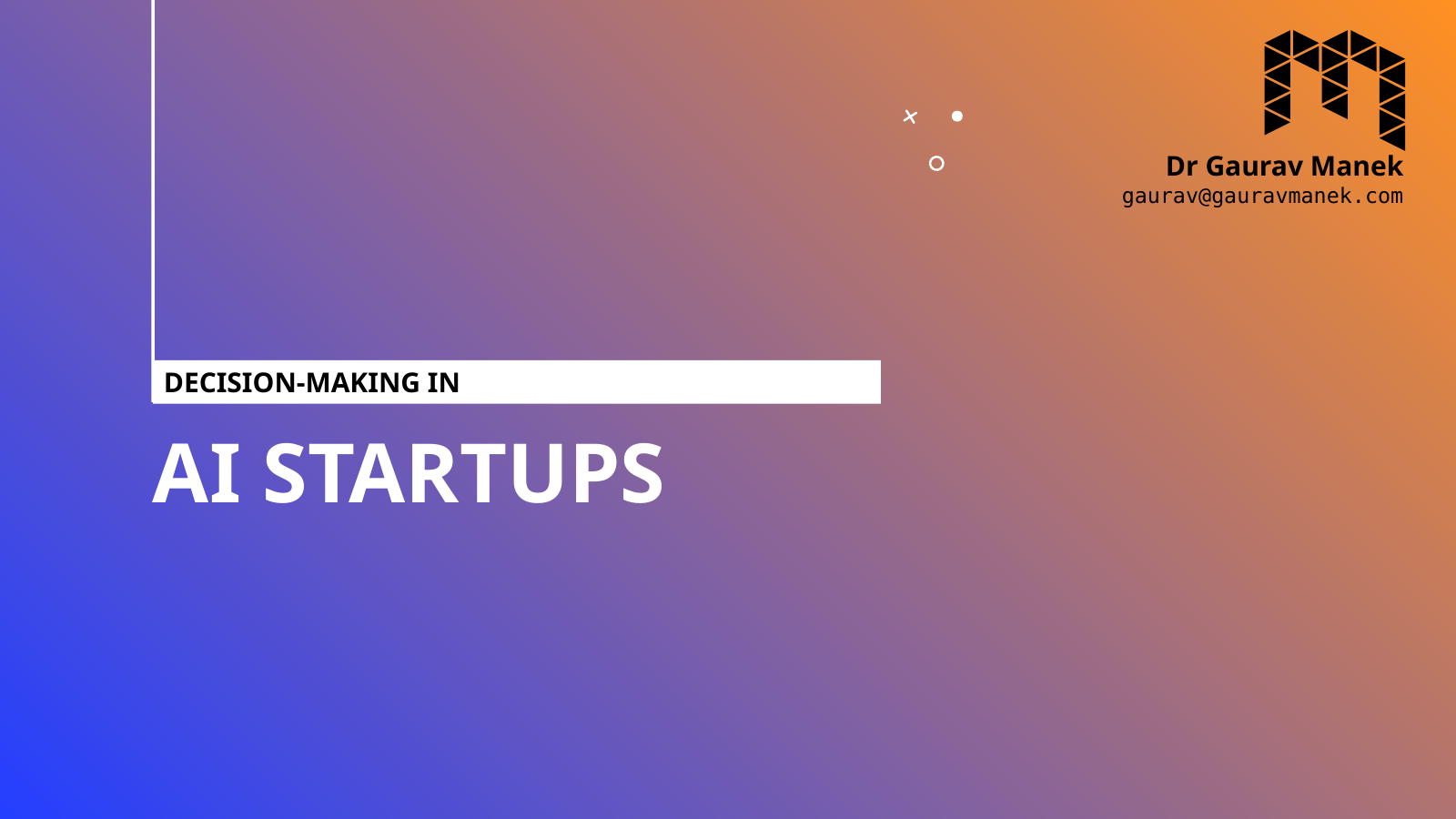 Early Stage AI Startups · BSE3713 (Fall 2025) — cover